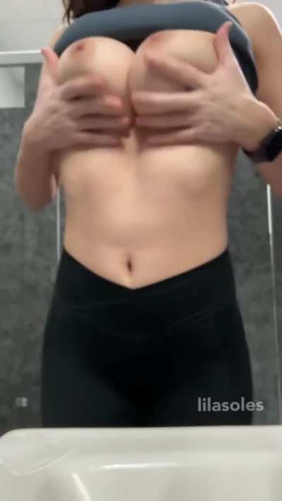 I don't think anyone at the gym expects my boobs to be this big