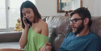 Distracting Her!
