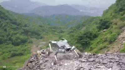 Chinese company Unitree reveal their "all terrain" wheeled robot