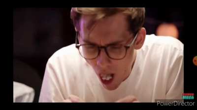 Matt Watson eats a roach