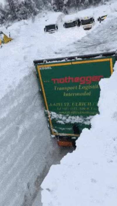 When there is a lot of snow in Austria