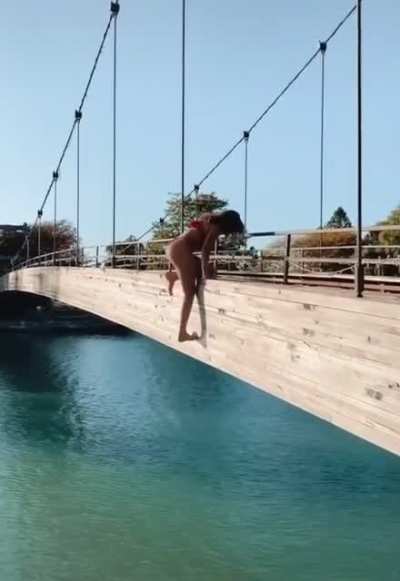 Impressive jump