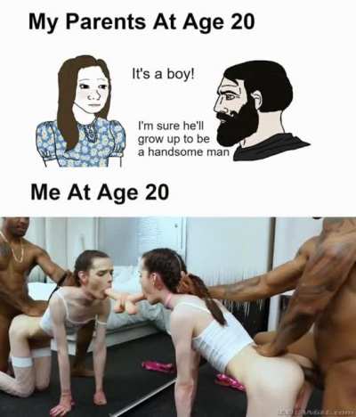 You know in your 20s for sure that you love black dicks🍆