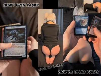 So, I made a YouTube channel to post shorts and other SFW things. Plus I thought it would be interesting to watch those and realize what&rsquo;s going on entirely on my fan pages when my partner opens cards like this 👀