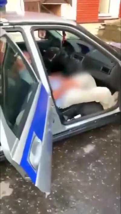 he has a police uniform fetish