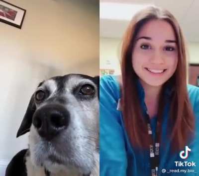White women when dog
