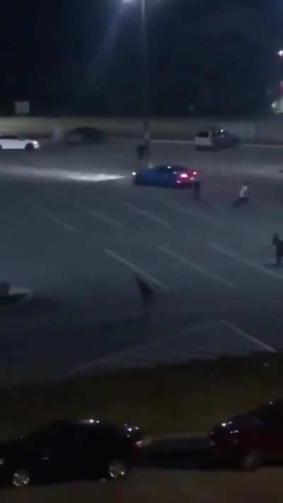Why do they jump someone with a car?