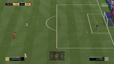 Opponent tried to waste time and pass around the back at 5-3 up when this happened...