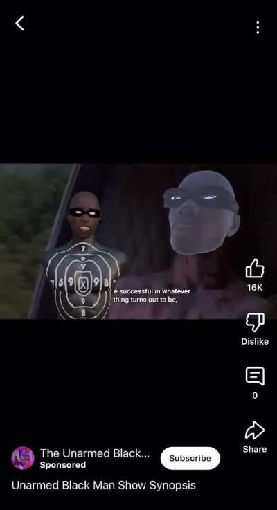 Unarmed Black Man
