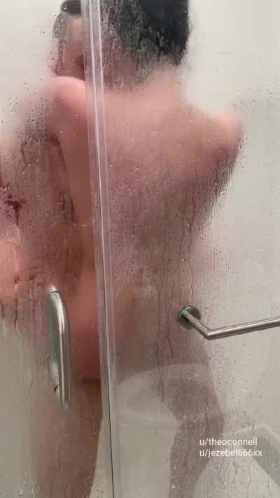 She went over to tell him to stop bullying you but he was in the shower naturally she joined