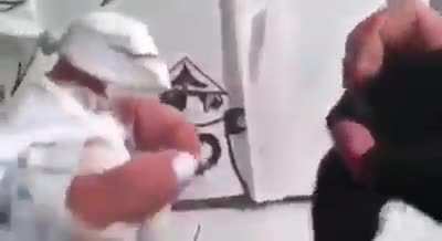Suspect is resisting arrest!