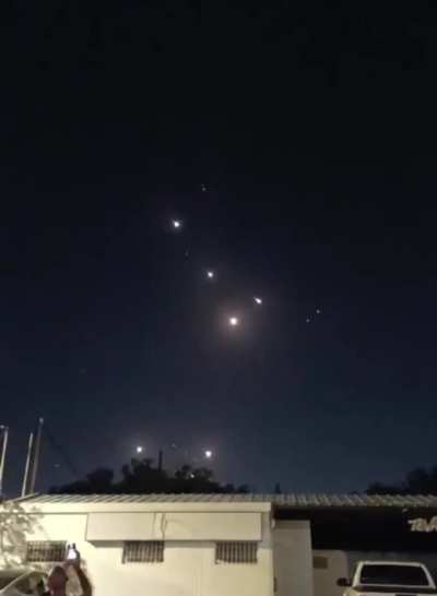 Iranian rockets into Israel by my friend's house
