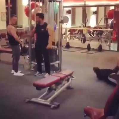 Theres always that one guy at the gym...