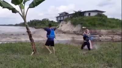 Having fun