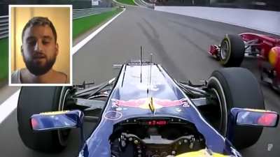 Watching formula 1 until he&rsquo;s impressed...