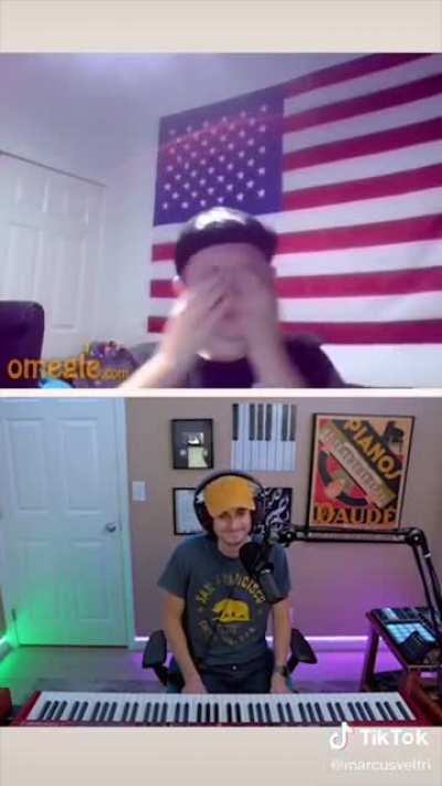 Top tier chap buys a piano for a kid on stream. Kid&rsquo;s reaction is great.