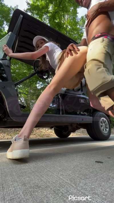 Your daughter is getting her guts rearranged by your rival in front of everyone. Hole in one, loser.