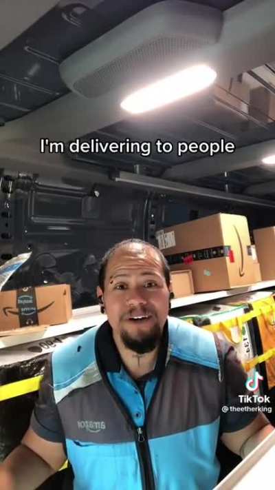 Amazon delivery driver details his existence