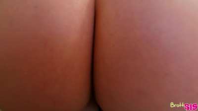Found sexy step sister in the bathroom