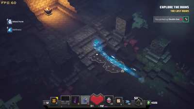 Soggy Caves in 37 seconds, thanks to triple Cooldown Evocation robe.