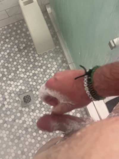 Making sure I&rsquo;m nice and clean for the day. 