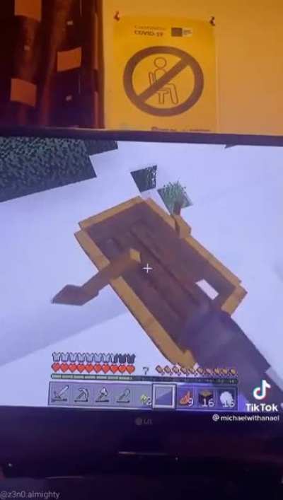 He fell of the ice....
