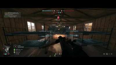 Sometimes you just forget that a wooden building wont keep you safe in Battlefield