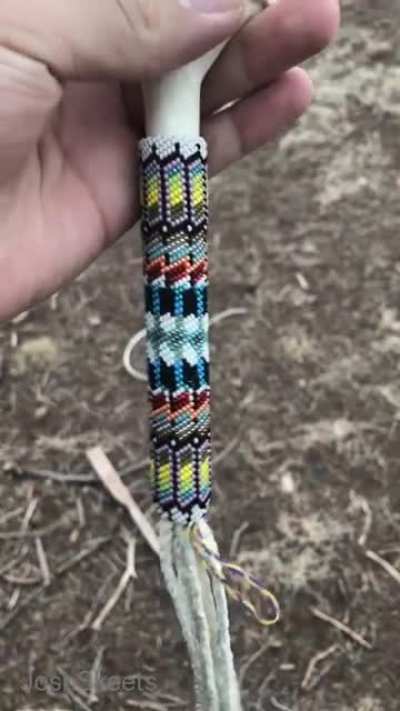 Native American (Din&eacute;) hawk fan