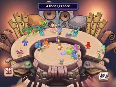I recreated &ldquo;Athens, France&rdquo; using My Singing Monsters