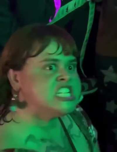 What substance is she on?