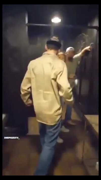 When you find your girlfriend in the men's bathroom with another guy