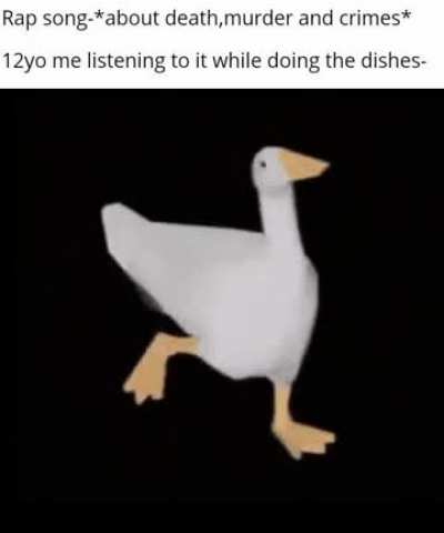 The duck do be grooving tho