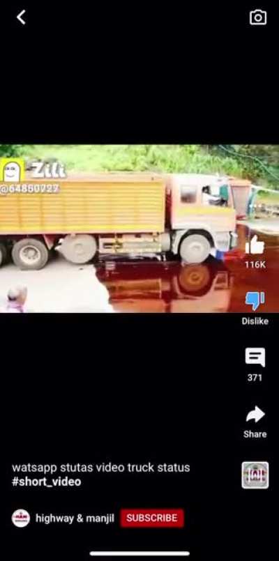 Whatsapp stutas video truck status