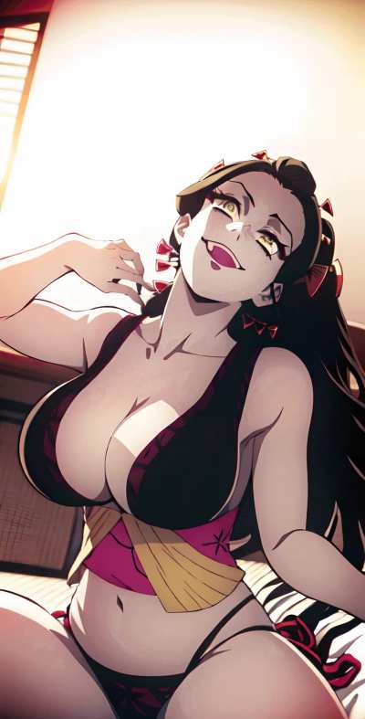 Daki (KnY) Nipslip (suggest more anime girls)
