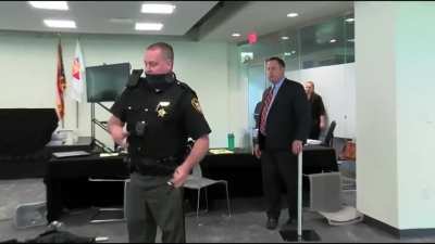 After a judge dismisses triple murder charges one of the victims mothers lunges at the suspect