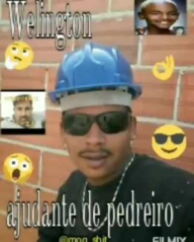 Welinton ajudante de pedreiro...