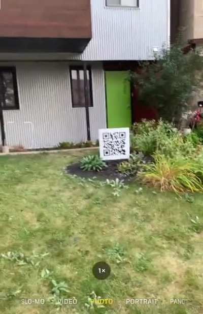 Took my dog for a walk and saw a QR code&hellip;