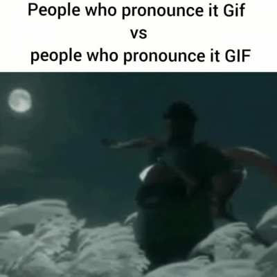 It's pronounced gif