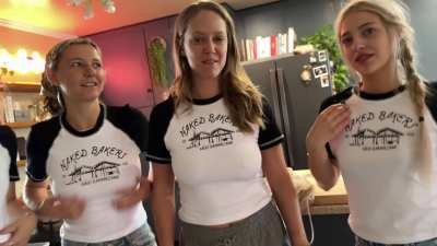 Bella had official Nakedbakers summer camp shirts made. How cool! She&rsquo;s been at every one of my 4th of July parties. She&rsquo;s a summer camp OG 😎