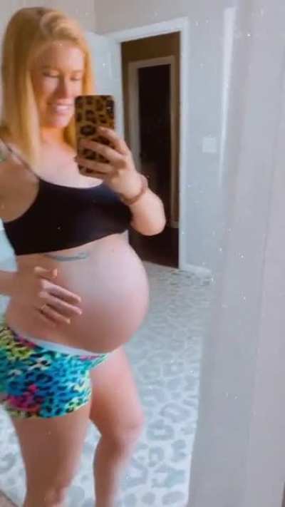 Taken right before going to the hospital to be induced