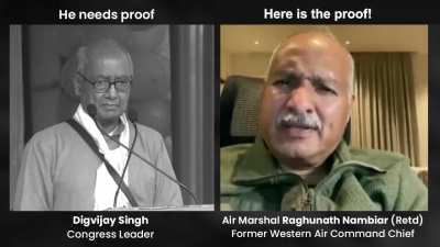 Air Marshal Raghunath Nambiar (Retd), former Western Air Command chief responds on Congress leader Digvijaya Singh's &ldquo;surgical strike proof&rdquo; comment.