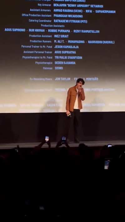 Dev Patel receives a standing ovation after a SXSW screening of his  directorial debut "Monkey Man".The film is inspired by the legend of Hanuman .It also stars Shobhita, Makarand Deshpande, and Sikandar Kher, among others