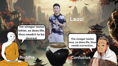 "Laozi, kick the beat, now Confucius drop some bars"