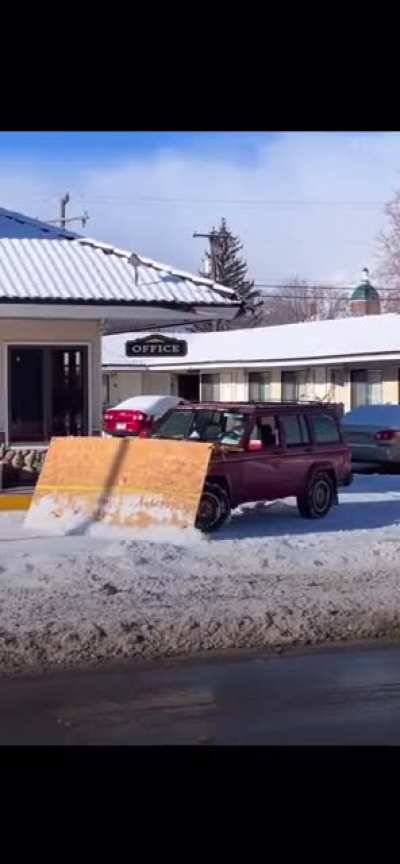 Snow is not going to plow its self&hellip;