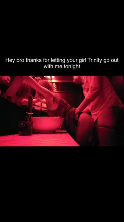 You let your Gf go out clubbing with her friends, you get this snap back