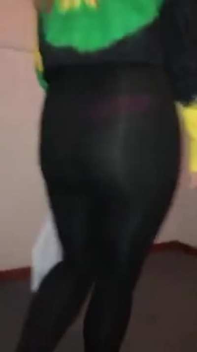 Blonde teasing in see-through
