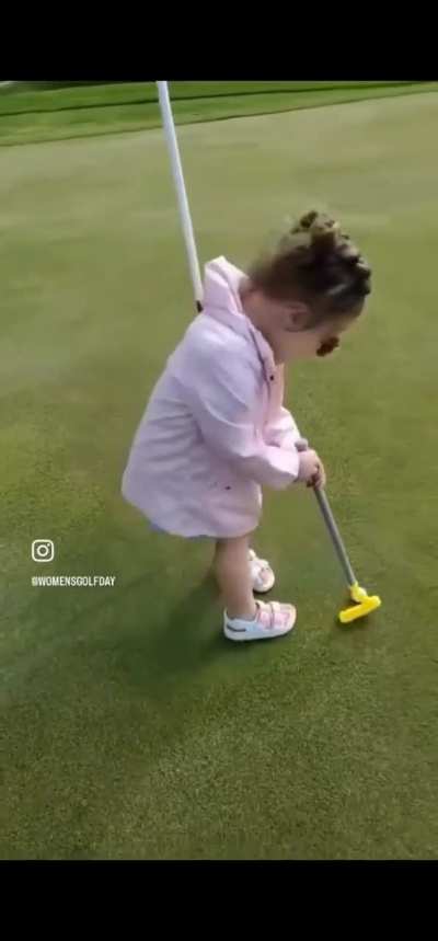 To make a hole 
