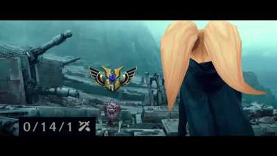 When Poppy ults Sona back into her team but Rengo still wants the kill: