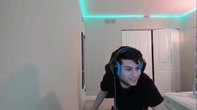 Chad sings with an angelic voice and shows some dance moves