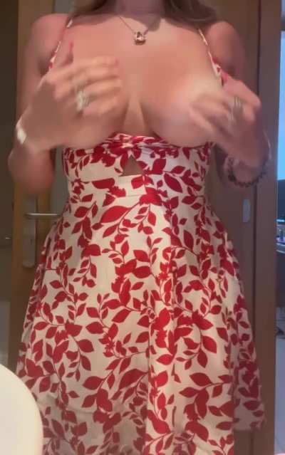 This dress is perfect for a titty reveal! [OC]